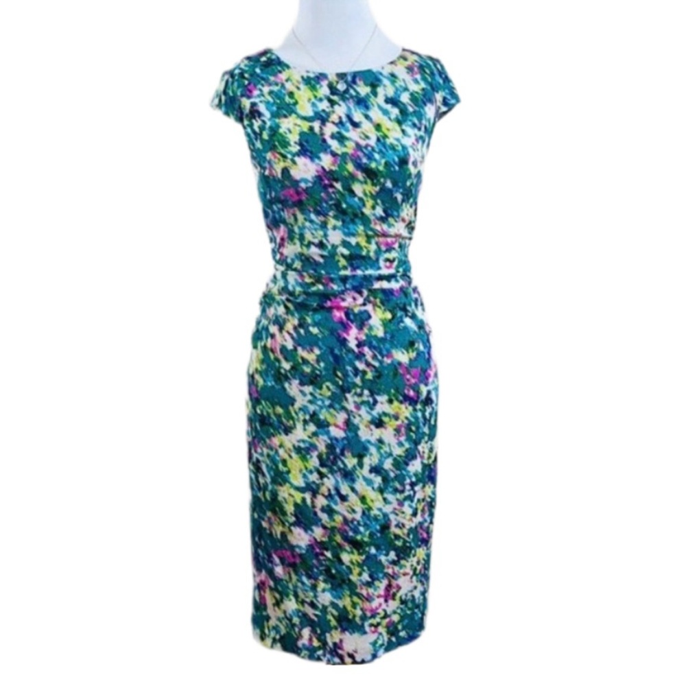 Anthropologie Dappled Oasis Dress By Tracy Reese Size 2 Silk MSRP $348